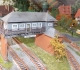 Overhead signal box by Faller